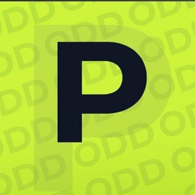Pulseodd lime square logo with a dark P and repeating OD pattern